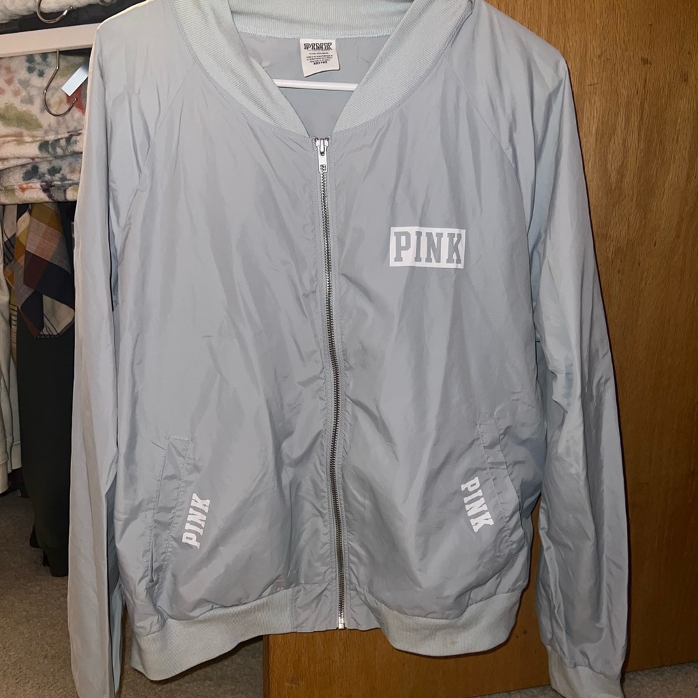 Victoria's Secret PINK Light Full Zip Windbreaker Jacket